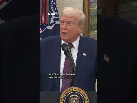 Youtube: BBC journalist questions Donald Trump on India tariffs | BBC News India