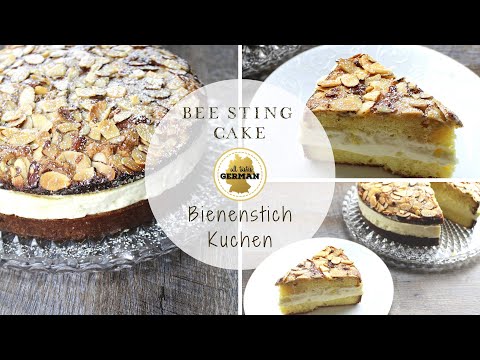 Youtube: Bee Sting Cake -  Authentic German Recipe for Bienenstich cake
