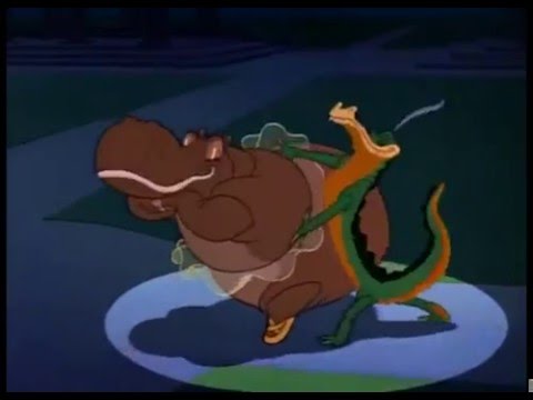 Youtube: Ponchielli Dance of the Hours from the 1940 Disney film Fantasia