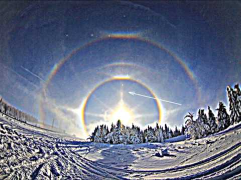 Youtube: Eisnebel-Halophänomen 30.01.2014 Fichtelberg-Keilberg Gebiet