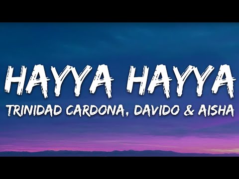 Youtube: Trinidad Cardona, DaVido & Aisha - Hayya Hayya (Better Together) (Lyrics) FIFA World Cup 2022