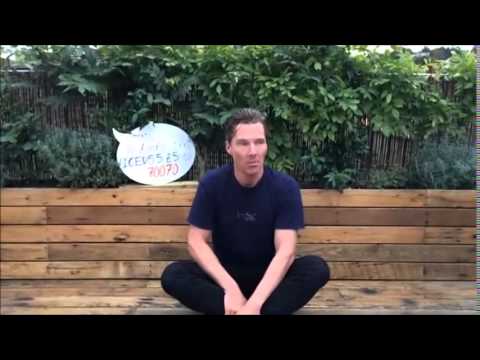 Youtube: Ice bucket challenge by sherlock holmes aka Benedict Cumberbatch