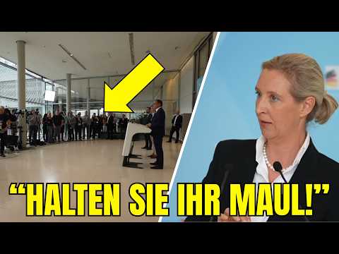 Youtube: AfD WEIDEL Dreht Wegen FRAGE Von JUGENDLICHER VÖLLIG DURCH! AfD Pressegespräch 09.06