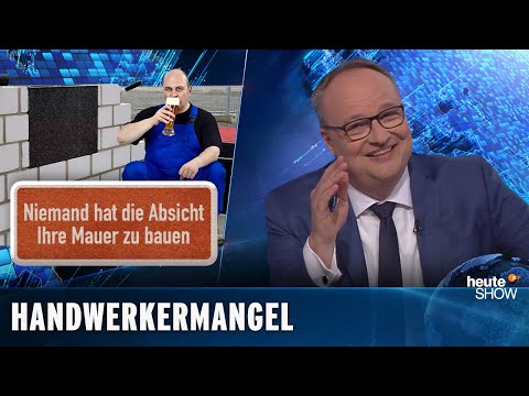 Youtube: Handwerker – die begehrtesten Männer Deutschlands (Martin Klempnow) | heute-show vom 17.05.2019