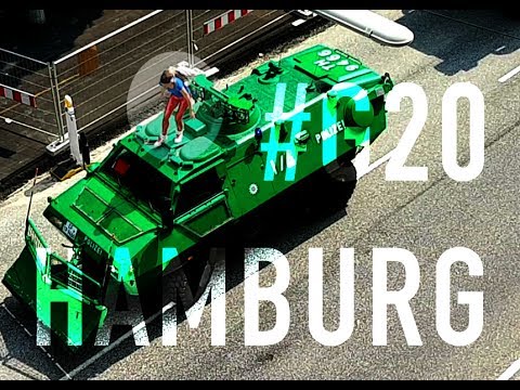 Youtube: G20 in Hamburg - die Frau auf dem Polizeiwagen und das Pfefferspray