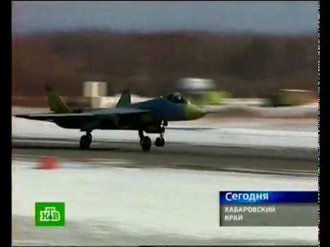 Youtube: Sukhoi PAK-FA T-50 first flight video !
