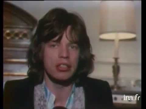 Youtube: Mick Jagger -  Interview France 1971