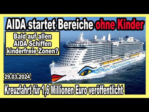 Youtube: AIDA testet Bereiche NUR für ERWACHSENE (keine Kinder erlaubt)🔴 Mein Schiff & Teuerste Kreuzfahrt 💰