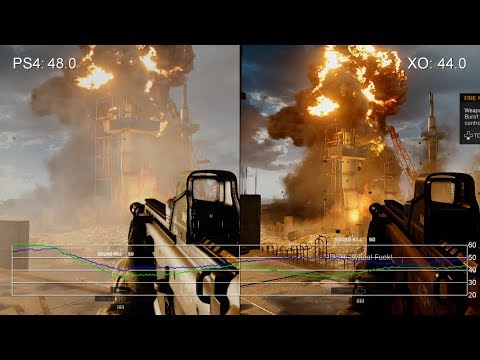 Youtube: Battlefield 4: Xbox One vs. PlayStation 4 Frame-Rate Tests