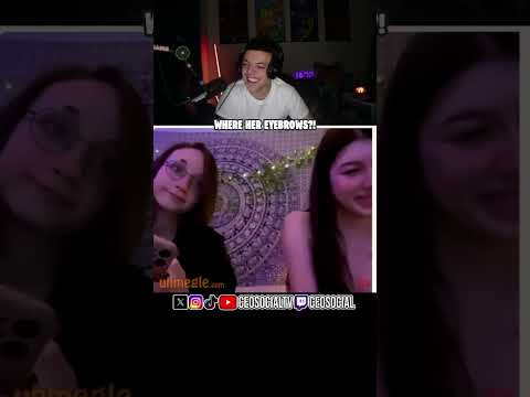 Youtube: WHERE HER EYEBROWS! #shorts #ceosocial