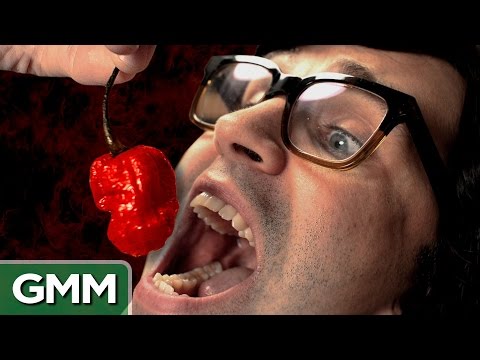 Youtube: World’s Hottest Pepper Challenge: Carolina Reaper