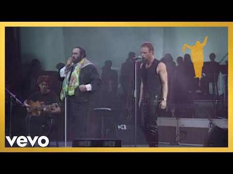 Youtube: Luciano Pavarotti, Sting - Franck: Panis Angelicus (Live)