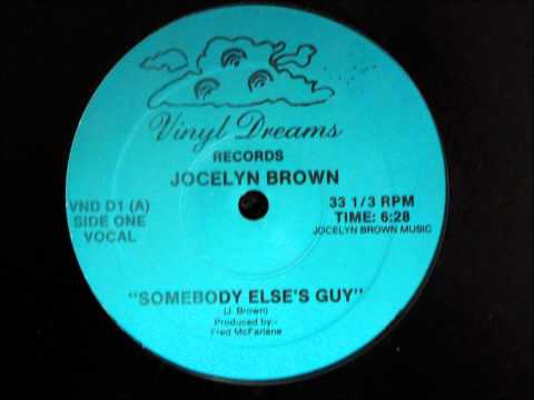 Youtube: Jocelyn Brown - Somebody Else´s Guy Original 12 inch Version 1984.