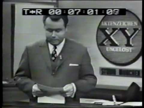 Youtube: Aktenzeichen XY  22.05.1970 Komplette Sendung Teil 1
