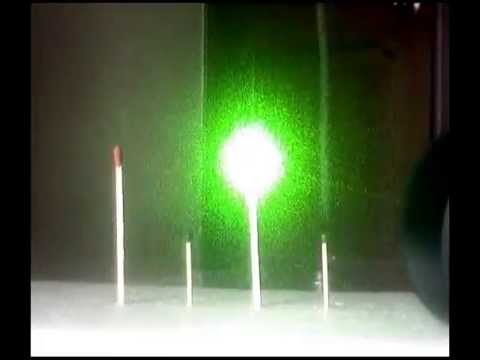 Youtube: Power Laserpointer Grün 500 mW