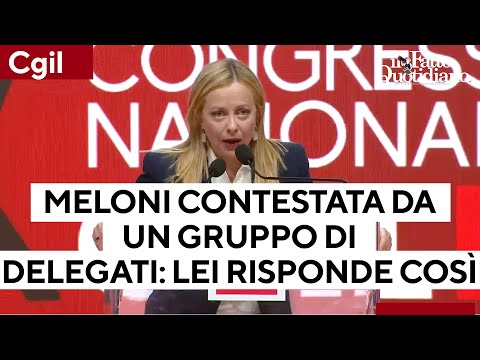 Youtube: La platea Cgil canta "Bella ciao", Giorgia Meloni risponde così