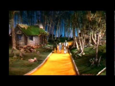 Youtube: Wizard of oz we're off to see the wizard.