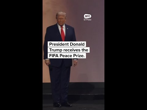 Youtube: President Donald Trump receives the FIFA Peace Prize
