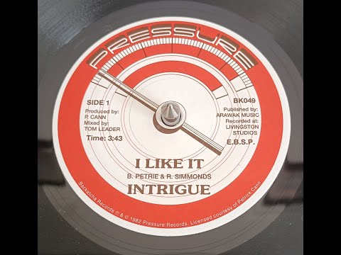 Youtube: Intrigue - I Like It (Unreleased 7'' Mix) 1982