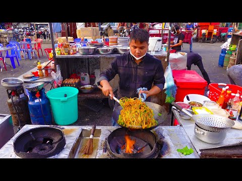 Youtube: Like A Pro! Ultimate Wok Skills in Cambodia! Making Noodles, Egg Fried Rice - Cambodian Street Food