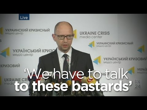 Youtube: MH17: Ukraine's PM blasts pro-Russia 'bastards'