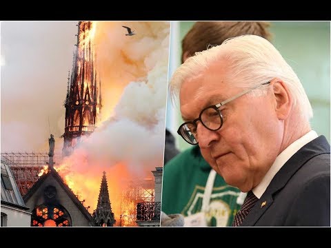 Youtube: BRAND IN NOTRE-DAME: "Die Franzosen sind uns in dieser Stunde besonders nahe"