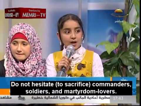 Youtube: Hamas TV show has Gaza children sing praises of suicide bombing