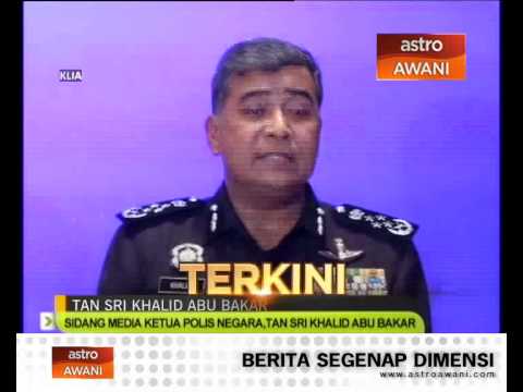 Youtube: IGP, Tan Sri Khalid Abu Bakar press conference on day 4 (3:00pm, 11/03/2014)