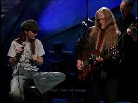 Youtube: Willie Nelson and Shania Twain, Blue eyes crying in the rain