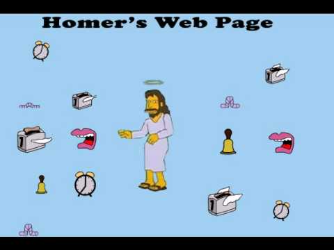 Youtube: Los Simpsons - Homer's Web Page / La Pagina Web de Homero