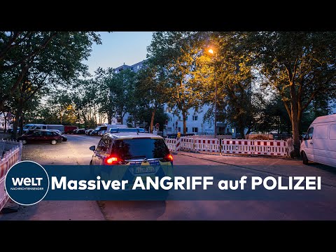 Youtube: IN FALLE GELOCKT: Nach Notruf - 50 Männer greifen Polizisten in Dietzenbach mit Steinen an