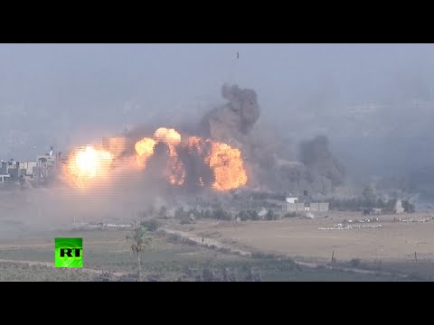 Youtube: RAW: IDF massive bombing in Gaza minutes before 12hr ceasefire