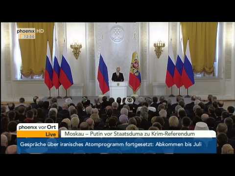 Youtube: Anschluss der Krim an Russland - Rede von Wladimir Putin am 18.03.2014