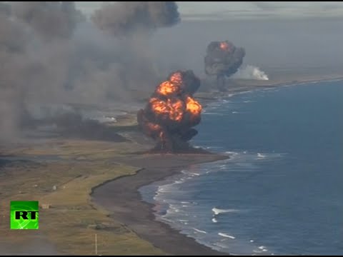 Youtube: Massive military drill in Russian far east: Kamchatka coast rocked by defense barrage