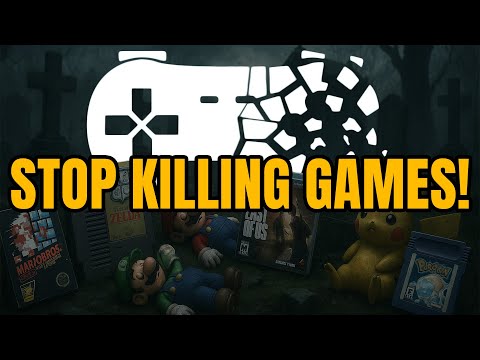 Youtube: STOP KILLING GAMES: Die bittere Wahrheit hinter der Gaming-Industrie!
