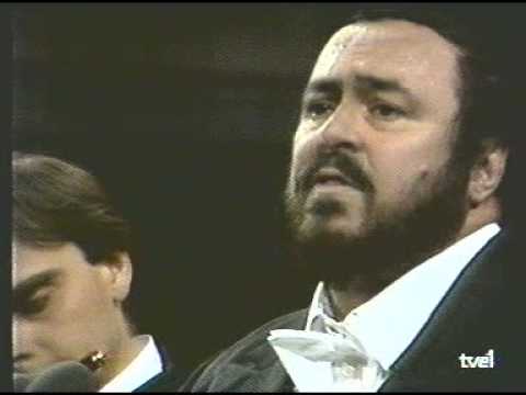 Youtube: Luciano Pavarotti - Pesaro - 1986 - Rondine al nido
