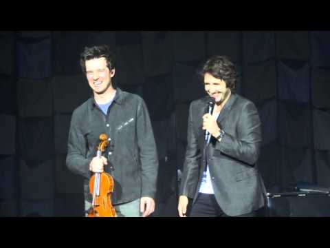 Youtube: Josh Groban, Frankfurt, June7th 2013, Hello to Frankfurt, translated by Christian Hebel