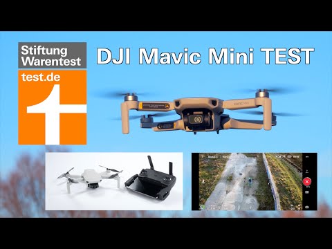 Youtube: Test DJI Mavic Mini: Kleine Drohne mit guter Kamera (Drohnen-Test Stiftung Warentest)