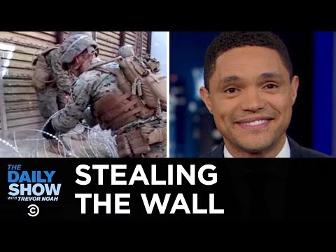 Youtube: Mexicans Have Been Stealing Pieces of The Wall | The Daily Show