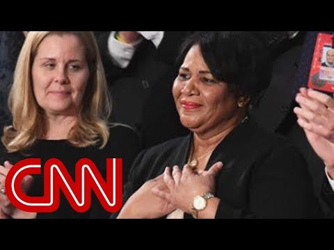 Youtube: Trump's praise brings Alice Johnson to tears at State of the Union