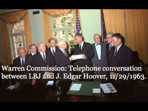 Youtube: LBJ and J. Edgar Hoover, 11/29/63. 1:40P.