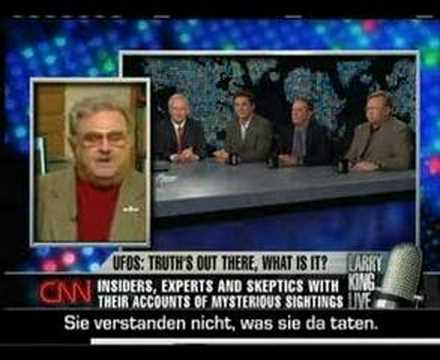 Youtube: Teil 5: Larry King: UFO-debate: The UFO-Coverup?