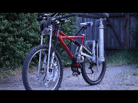 Youtube: Rail Bike with folding outriggers - riding  abandoned railroads on the central coast