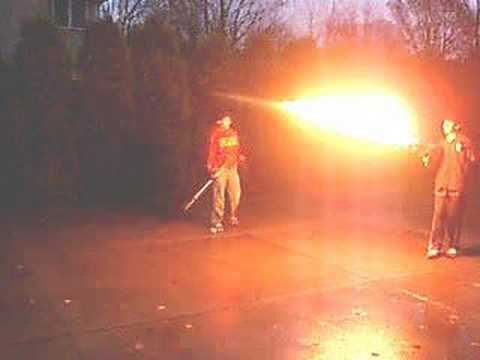 Youtube: Super Soaker Flamethrower