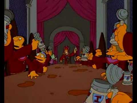 Youtube: The Stonecutters Song / Das Lied der Steinmetze (Simpsons)