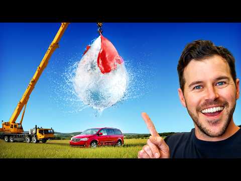 Youtube: Can 2 Tons of Water Crush A Car?