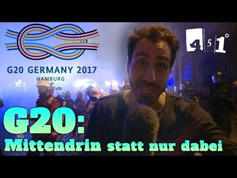 Youtube: G20 Gipfel | Hamburg brennt mittendrin im Chaos | 451 Grad