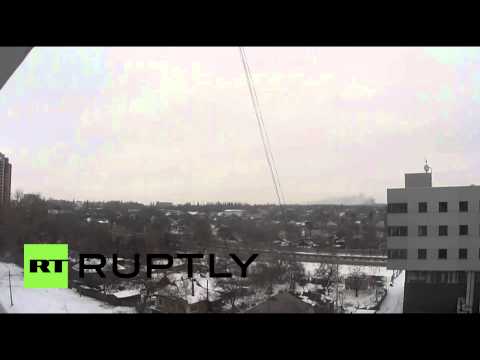 Youtube: Ukraine: Kiev shelling devastates Donetsk to the sound of church bells