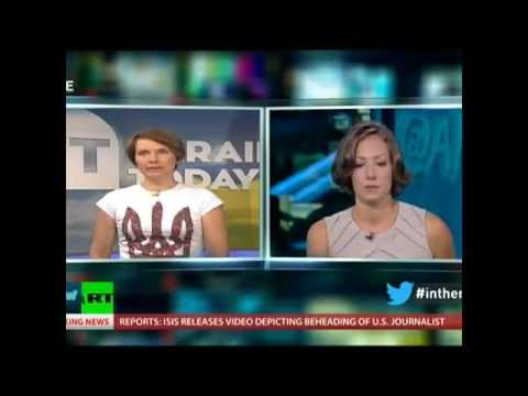 Youtube: Ukraine Today attacks Kremlin propaganda live on Russia Today