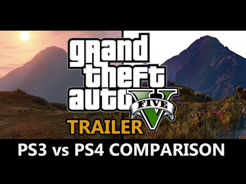 Youtube: GTA 5 - PS3 vs PS4 Trailer Comparison